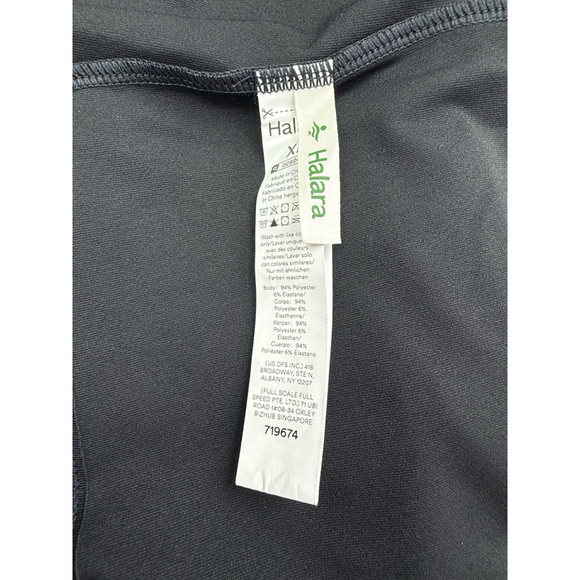 HALARA Round Neck Short Sleeve Solid Mini Casual Tee Shirt Dress Black XL NWOT - Picture 7 of 9